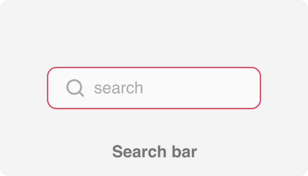 Search bar