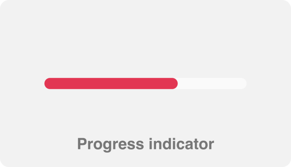 Progress indicator