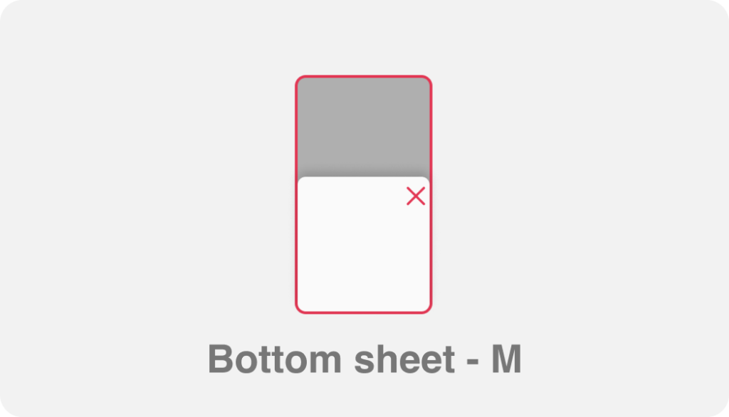 Bottom sheet – M